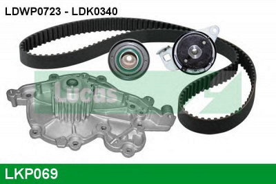 LUCAS ENGINE DRIVE lkp069 -  Водяной насос + комплект зубчатого ремня